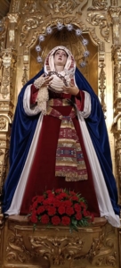 Madre de Dios de la Palma, vestida de hebrea para la Cuaresma de 2022.