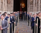 Procesión del Cristo de Burgos en el Corpus.