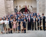 Procesión del Cristo de Burgos en el Corpus. (Foto: Joaquín Corchero).